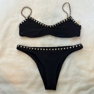 Same swim Los Angeles bikini studded
